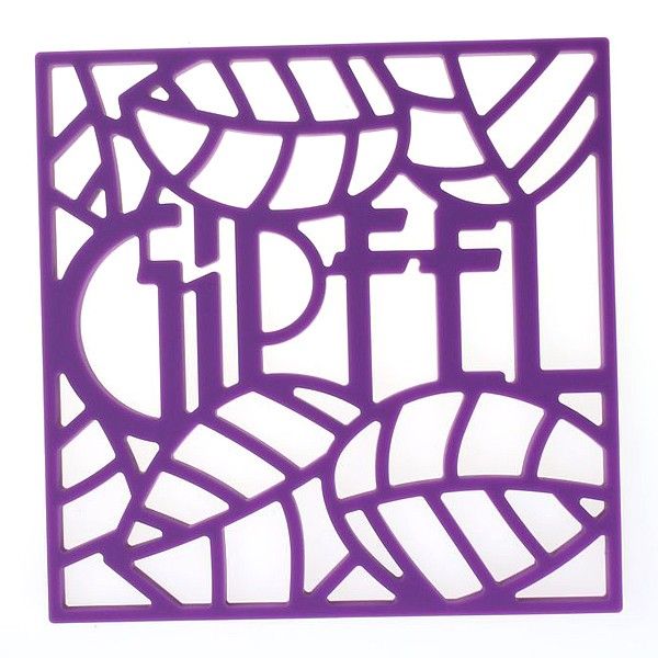 Підставка під гаряче Gipfel GLUM квадратна 17x17 см фіолетова 0213